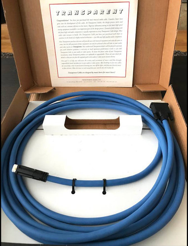 Brand new transparent cable - transparent,